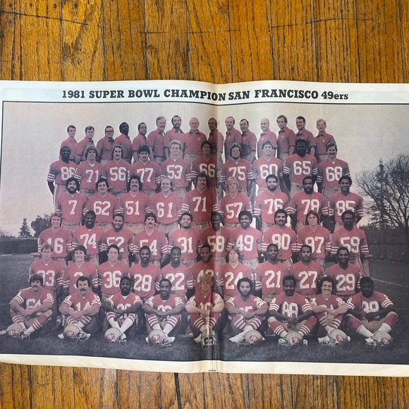 Vintage San Francisco Examiner 49ers Super Bowl Souvenier Newspapers 01-25-1982 - Picture 1 of 12